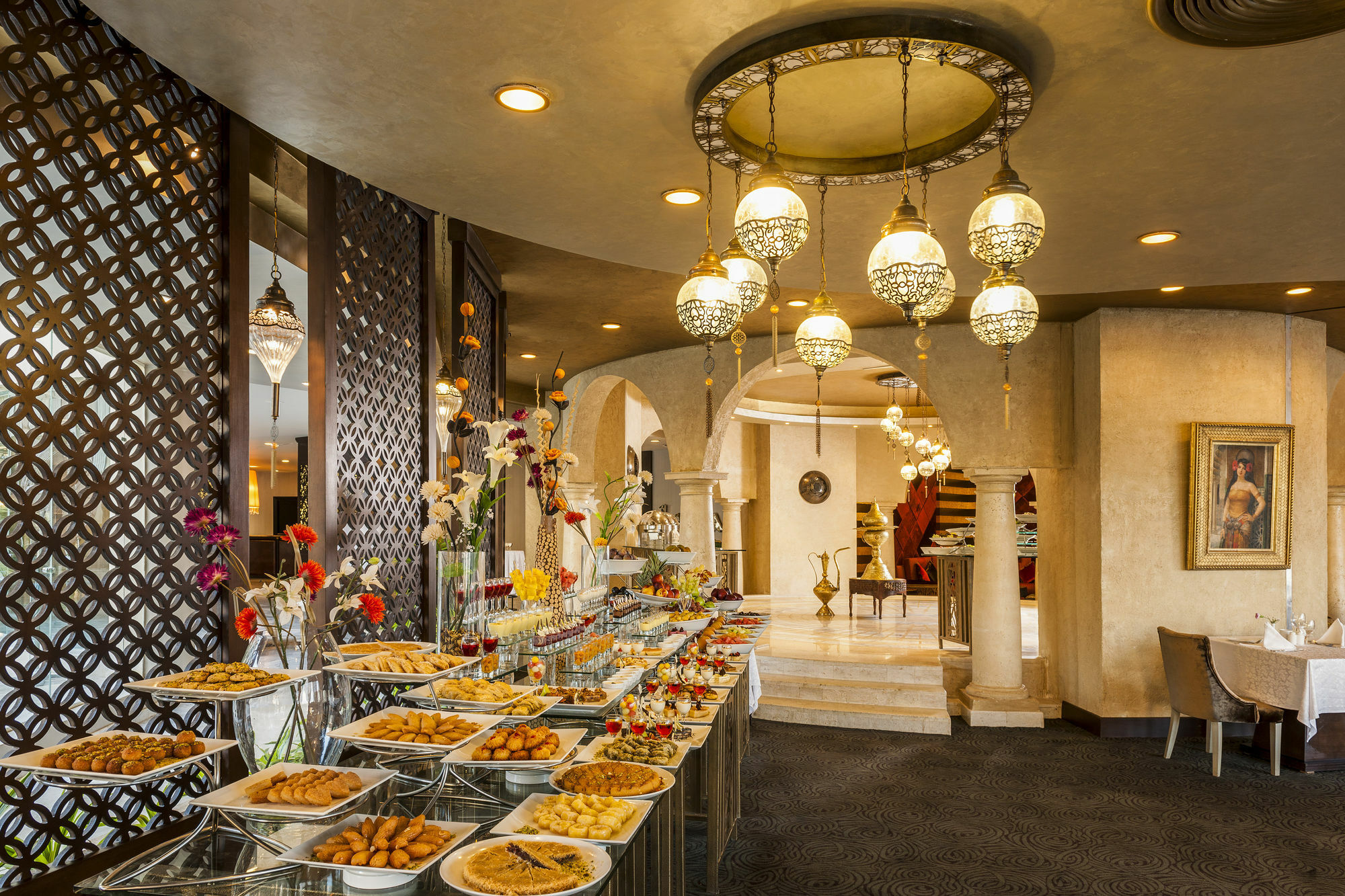 Rixos Alamein - Full Board Plus Эль-Аламейн Экстерьер фото The buffet at the hotel